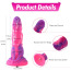 Фаллоимитатор-насадка Hismith Anal Toy For HiHismith Ophicone Silicone Dildo, розовый - Фото №2