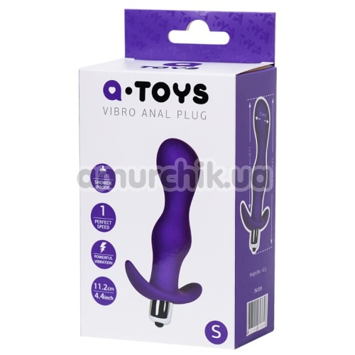 Анальная пробка с вибрацией A-Toys Vibro Anal Plug 761313 S, фиолетовая