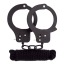 Бондажный набор BondX Metal Handcuffs & Love Rope, черный - Фото №0