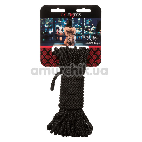 Бондажная веревка Scandal BDSM Rope, черная