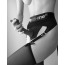 Трусики для страпона с подвязками Strap-On-Me Rebel Harness, черные - Фото №4