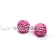 Вагинальные шарики Girly Giggle Balls, ярко-розовые - Фото №1