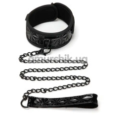 Ошейник с поводком Whipsmart Diamond Collection Collar & Leash Set, черный - Фото №1