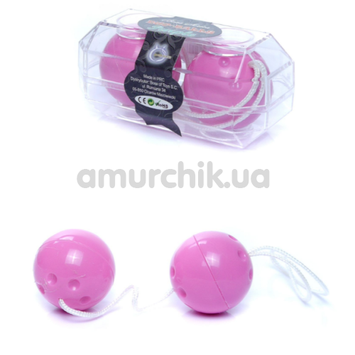 Вагинальные шарики Boss Series Duo Balls, фиолетовые