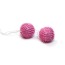 Вагинальные шарики Girly Giggle Balls, ярко-розовые - Фото №1