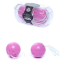 Вагинальные шарики Boss Series Duo Balls, фиолетовые - Фото №2