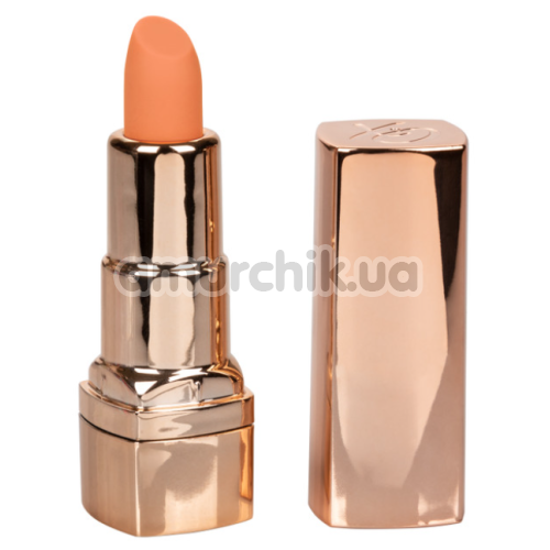 Клиторальный вибратор Hide & Play Rechargeable Lipstick, оранжевый - Фото №1