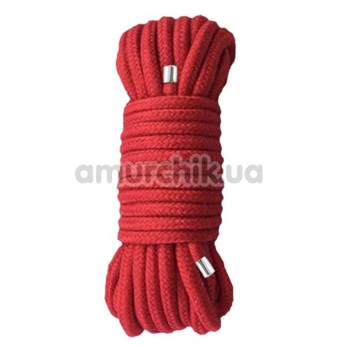Веревка Mai Attraction Pleasure Toys Bondage Rope 10m, красная - Фото №1