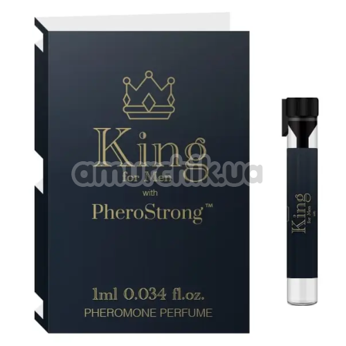 Парфуми з феромонами King With PheroStrong для чоловіків, 1 мл