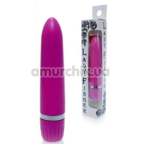 Клиторальный вибратор Boss Series Lady Finger 12 Function, розовый