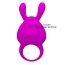 Виброкольцо Preety Love Naughty Bunny, фиолетовое - Фото №5