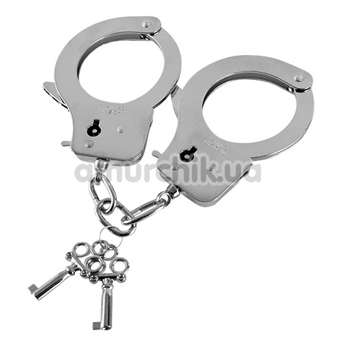 Наручники Guilty Pleasure Metal Handcuffs, сріблясті - Фото №1