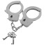 Наручники Guilty Pleasure Metal Handcuffs, серебристые - Фото №1