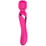 Универсальный вибромассажер Foxshow Silicone Dual Massager, розовый - Фото №2