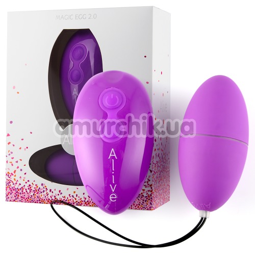 Виброяйцо Alive Magic Egg 2.0, фиолетовое