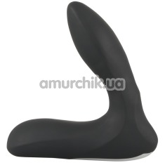 Вибростимулятор простаты XouXou Inflatable Vibrating Butt Plug, черный - Фото №1