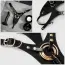 Трусики для страпона Strap-On-Me Leatherette Harness Fabulous, черные - Фото №5
