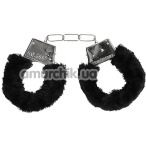 Наручники Ouch! Beginner's Furry Handcuffs, черные - Фото №1
