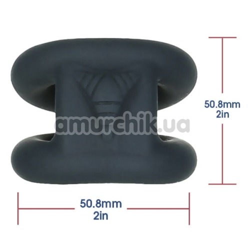Эрекционное кольцо для члена Lux Active Tug Versatile Silicone Cock Ring, черное