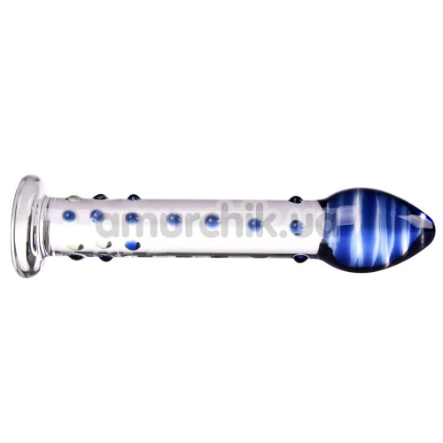 Фалоімітатор Sensual Glass Wands, синій