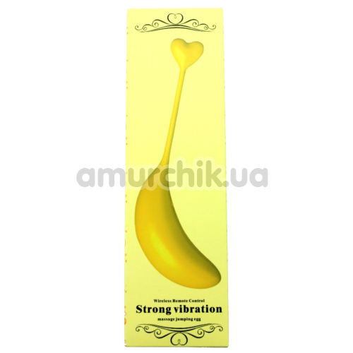 Виброяйцо Vibrating Egg Banana PL-B135, желтое