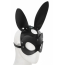 Маска Кролика DS Fetish Mask Bunny, черная - Фото №3