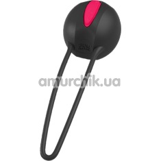 Вагинальный шарик Fun Factory Smartball Uno, черно-красный - Фото №1