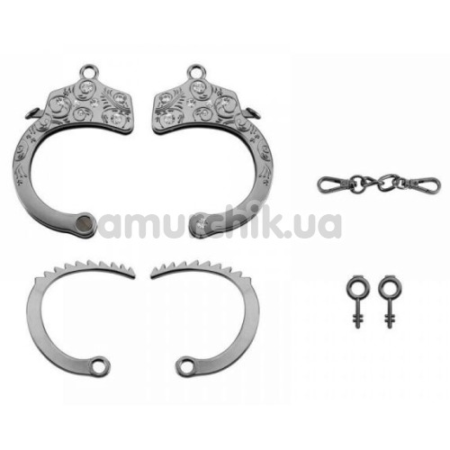 Наручники Roomfun Premium Handcuffs, серебряные