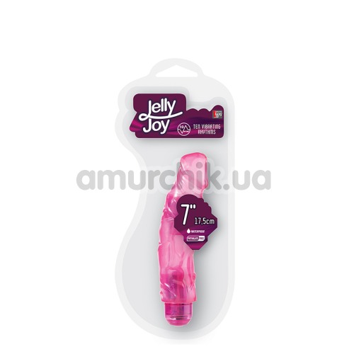 Вибратор Jelly Joy 20849, 17.5 см розовый