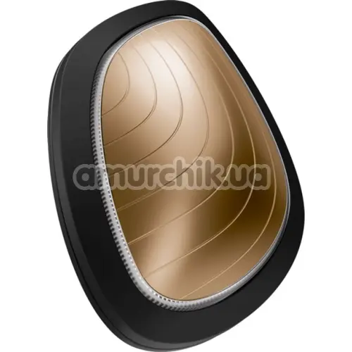 Ультразвуковой массажер-маска для лица Geske Sonic Warm & Cool Mask 9 in 1, серо-золотой