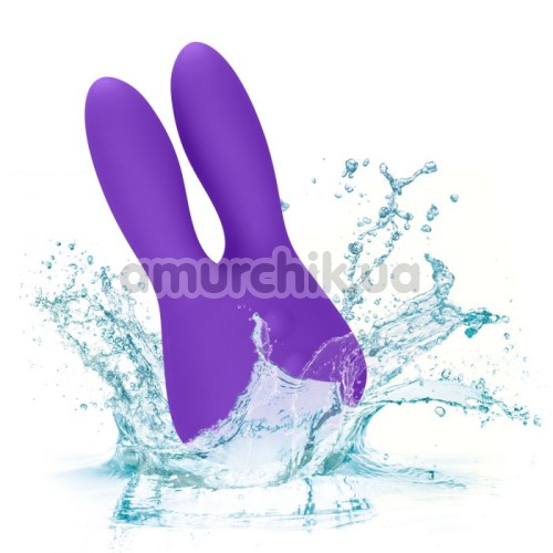 Клиторальный вибратор Silicone Marvelous Bunny, фиолетовый