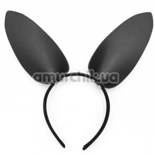Ушки зайчика DS Fetish Bunny Headband, черные - Фото №1