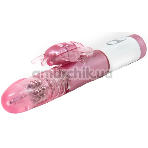 Вибратор Luxe Butterfly Stroker Mini V2, розовый