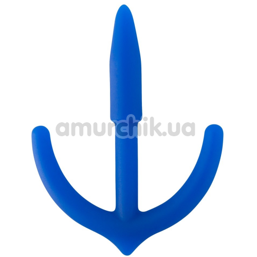 Уретральная вставка Penis Plug Sperm Stopper дугообразная, синяя - Фото №1