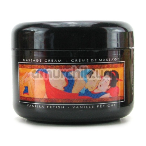 Крем для масажу Shunga Massage Cream Vanilla Fetish - ваніль, 200 мл - Фото №1