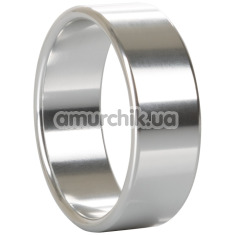 Эрекционное кольцо Alloy Metallic Ring Extra Large, серебряное - Фото №1