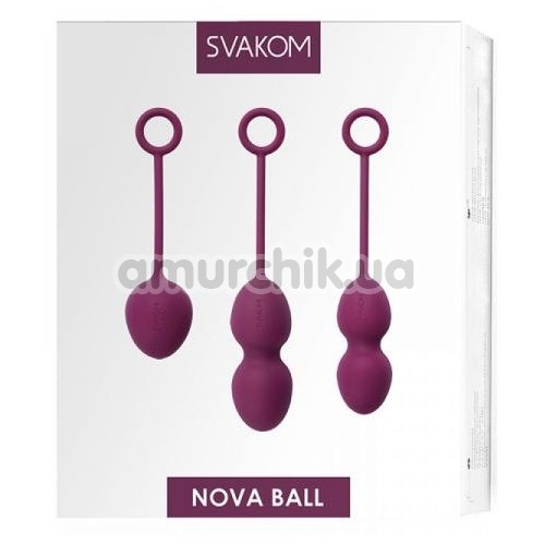 Вагинальные шарики Svakom Nova Ball, фиолетовые