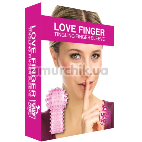 Насадка на палец Love in the Pocket Love Finger, розовая