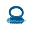 Виброкольцо Silicone Soft Cock Ring Vibro голубое - Фото №1