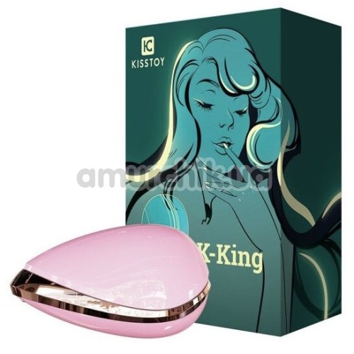 Симулятор орального секса для женщин KissToy K-King, розовый