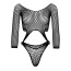Боди Leg Avenue Top Bodysuit With Thong Back, черное - Фото №5