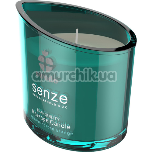 Свічка для масажу Senze Soothing Massage Candle - м'ята / троянда / апельсин, 150 мл