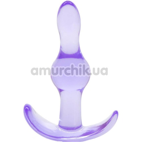 Анальная пробка Jelly Rancher Wave T-plug, фиолетовая