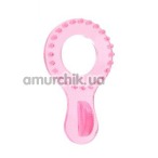 Ерекційне кільце Synergy Clit Bumper Love Ring, рожеве - Фото №1