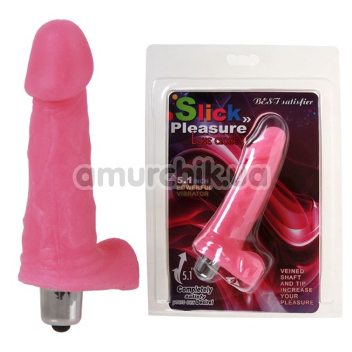 Вібратор Slick Pleasure Love Clone, рожевий