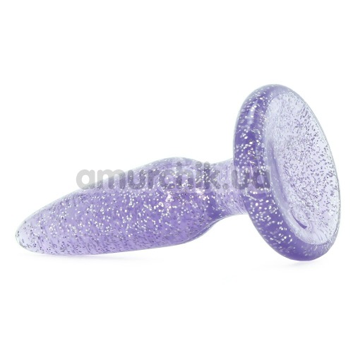 Анальная пробка Starlight Gems Booty Boppers Mini, фиолетовая