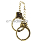 Наручники Taboom Gold Plated BDSM Handcuffs, золотые - Фото №1