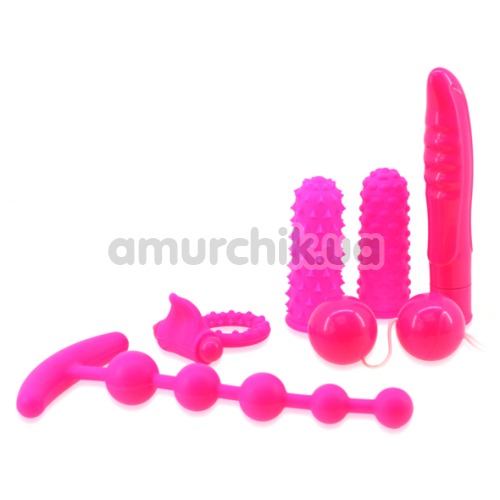 Набор из 6 предметов Maia Marcia Pleasure Objects Kit Set, розовый - Фото №1