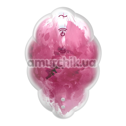 Симулятор орального секса для женщин с вибрацией Satisfyer Cloud Dancer, бело-розовый