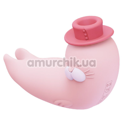 Симулятор орального секса для женщин с вибрацией CuteVibe Franky, розовый
